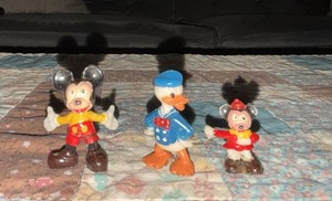 Vintage Louis Marx Tinykins, Disneykins, Donald, Mickey +. Excellent