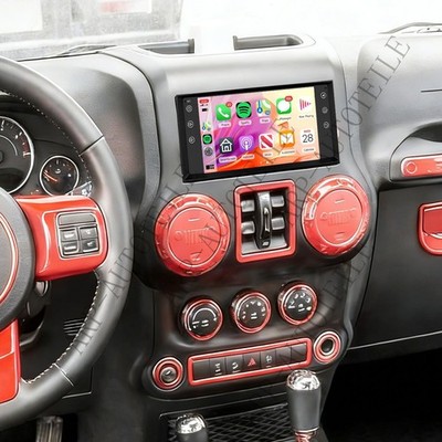 Android15 Car Radio For 2007-2017 Jeep Wrangler JK Carplay Stereo GPS MP5 Player