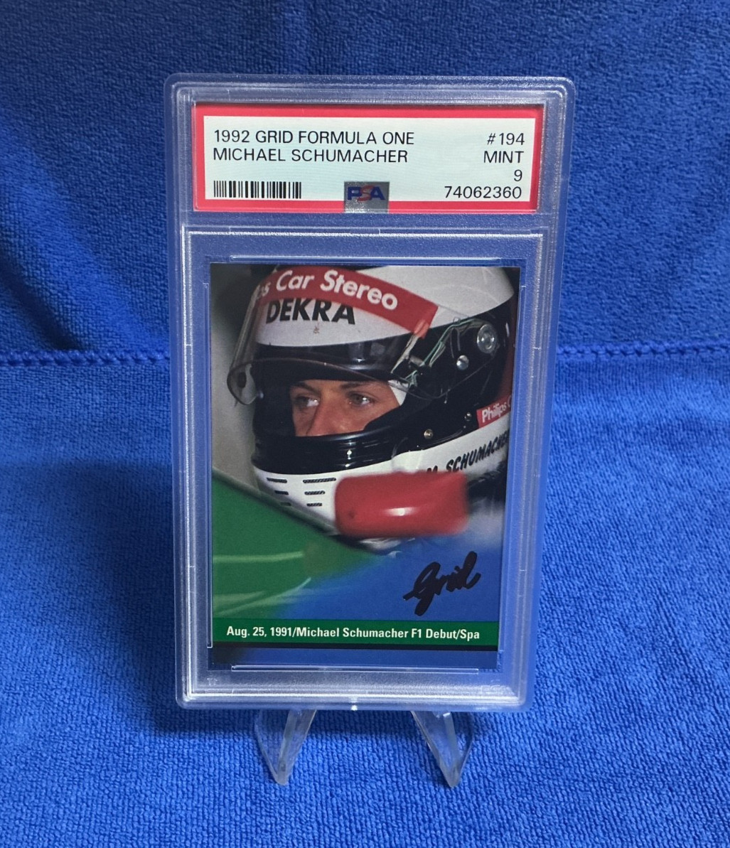 1992 GRID FORMULA ONE #194 MICHAEL SCHUMACHER -  PSA 9