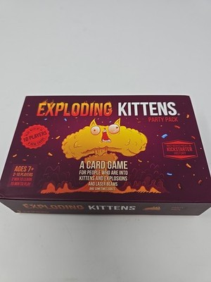 Exploding Kittens 2021 : Exploding Kittens Party Pack Card Game Multiplayer 2-10