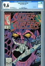 Silver Surfer v3 #22 CGC 9.6 - Ego appearance -Rubinstein cover- Englehart story