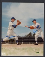 Al Weis & Bud Harrelson Autographed Color Photo 1969 Miracle Mets CAS Authentic