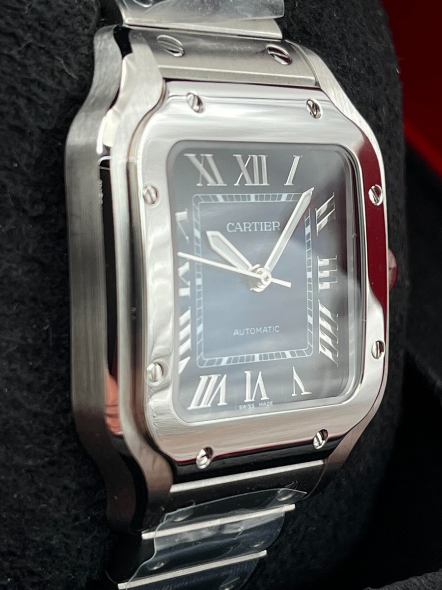 Cartier Santos De Cartier Blue Dial Medium Size 35mm WSSA0063