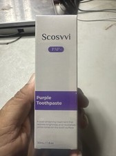 Scosvvi PAP Purple Toothpaste - Whitening - 1 oz - Ex: 6/26
