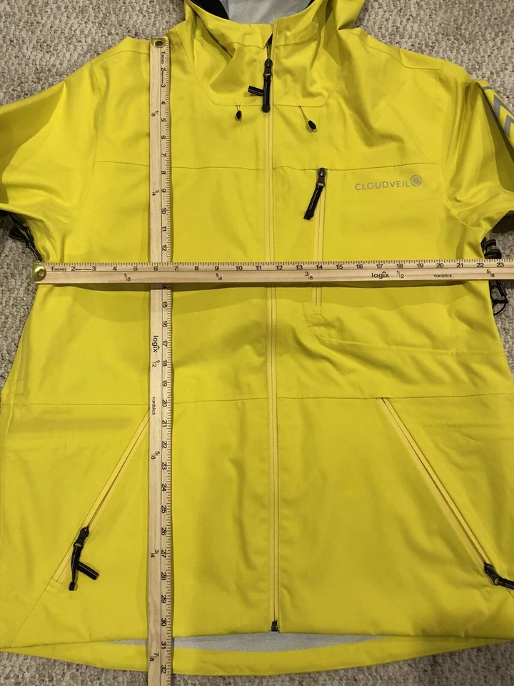 Chaqueta Cloudveil Koven Refresh Cyber Yellow 720 para hombre XL PRECIO DE VENTA SUGERIDO POR EL FABRICANTE 489 USD Foto 4 de 4