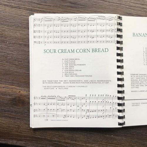 The Vermont Symphony Orchestra Association Cookbook 1985 Vintage East Coast US - Picture 10 of 12