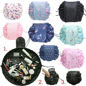 diy drawstring makeup bolsa