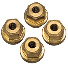 NHX RC Brass Wheel Nut 4.0mm 4pc : Axial SCX24