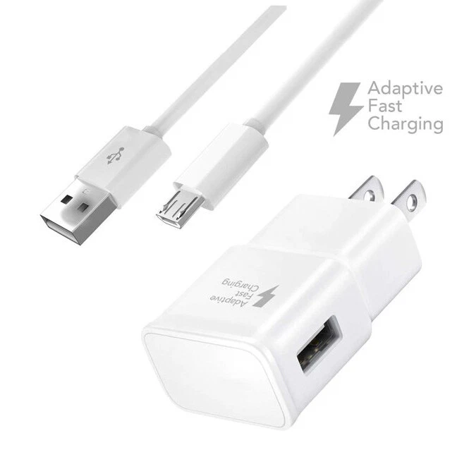 Original Samsung Galaxy S6 S7 /+ 15W Fast Charger & Micro USB Cable - Retail Box - Image 2 of 2