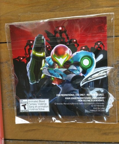 New ✹ METROID DREAD ✹ Nintendo Switch Game ✹ W/ Limited Preorder Bonus Pin Set - Foto 2 di 4