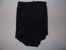 ADRIENNE VITTADINI - WOMEN - HI WAIST BRIEF - BLACK - SIZE SMALL   AC-28-232 