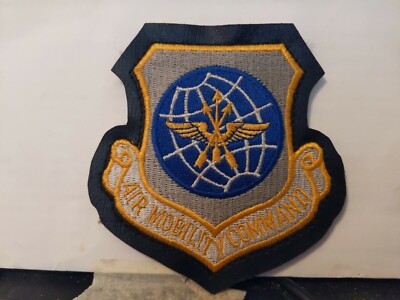 USAF AIR MOBILTY COMMAND Color Patch CAN BE ATTACHED TO FLIGHT SUIT" 4 ...