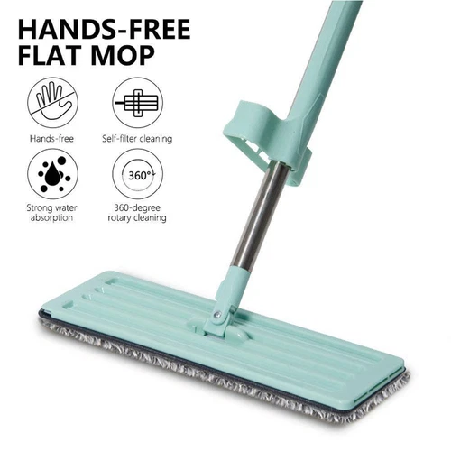 Eyliden Twist Mop Refills Kit Hand Release Dry Wet Mops Hardwood Tile Floor Cleaning Easy To Wring Include 2 Replacement Heads 57 7inch