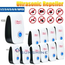 Lot Ultrasonic Pest Reject Home Control Electronic Repellent Rat Mice Repeller