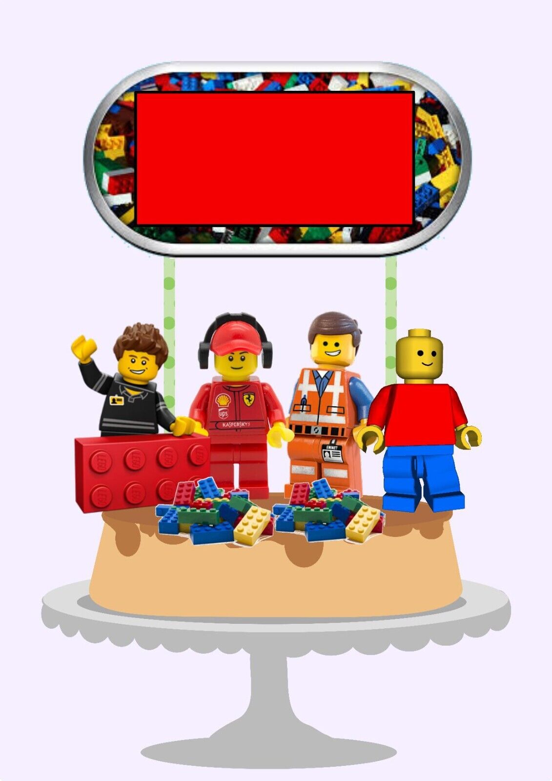 Personalized Lego Topper | eBay