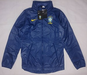 Nike Sz Small Brazil Brasil Soccer Allweather AWF Lite Jacket Windbreaker Blue | eBay