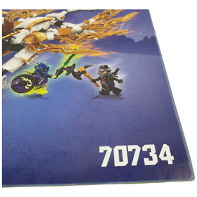 Lego 70734 Ninjago Master Wu Dragon INSTRUCTION MANUALS ONLY 2015 Retired 8+ Vgd