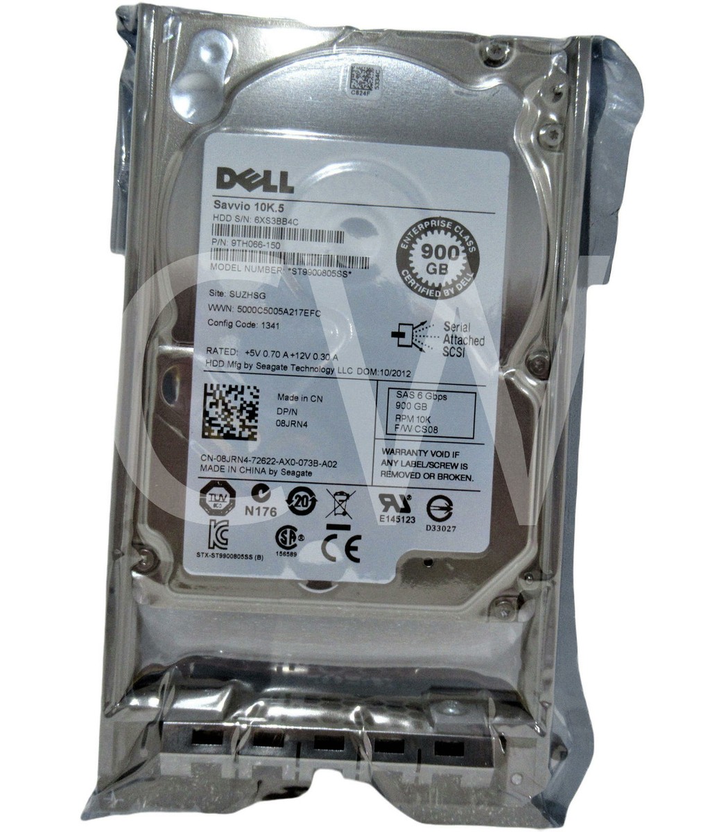 9TH066-150 Dell 8JRN4 900GB 10K RPM 6Gbps 2.5