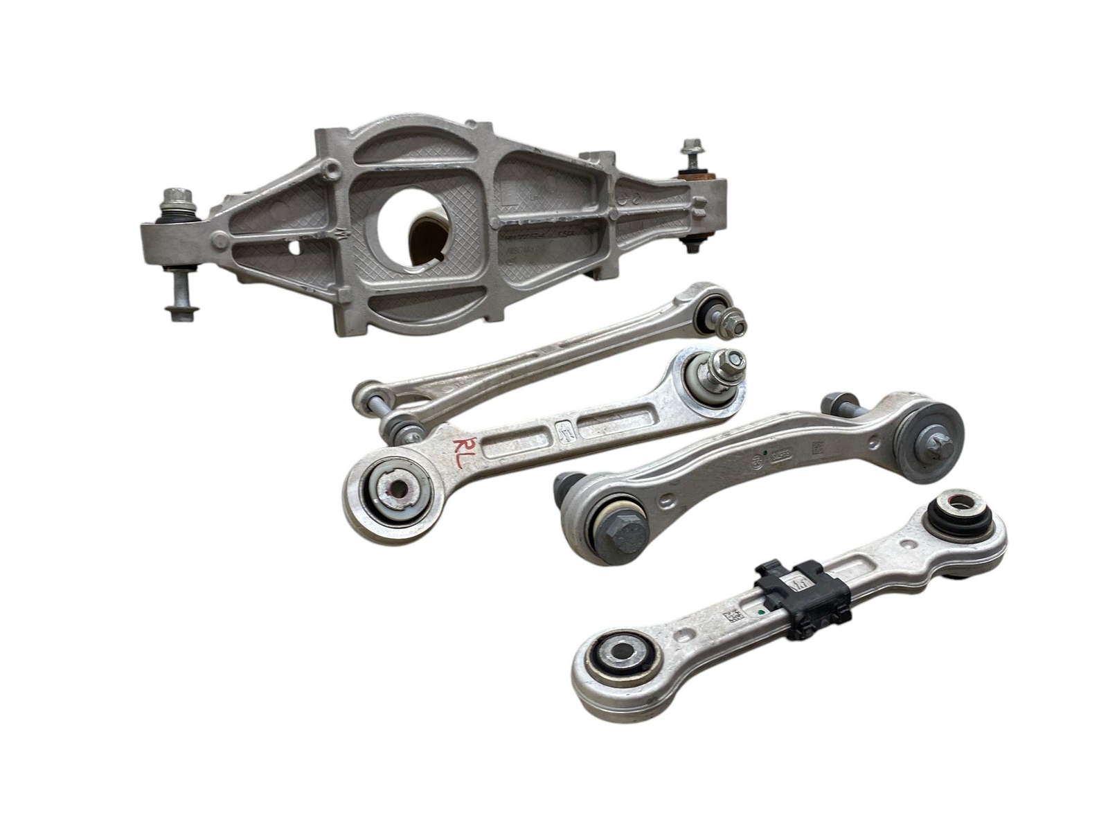 2017-2024 MASERATI LEVANTE OEM REAR LEFT DRIVER LOWER & UPPER CONTROL ARM SET x5