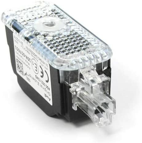 Luci Soglia Audi Originali Con Proiezione Logo - Set 2 Pezzi, LED Bianco, 4G0052133G - Foto 7