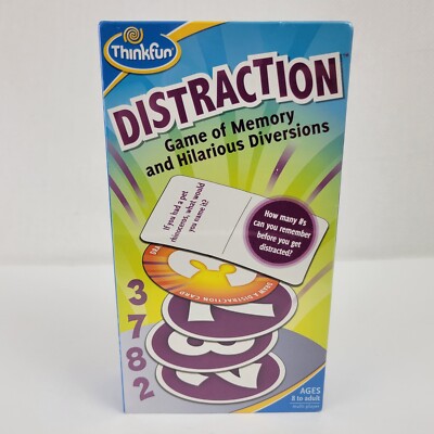 NIB Distraction Thinkfun Game of Memory and Hilarious Diversions ...