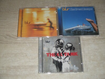 BLUR 3 CD Musik Sammlung Think Tank + Blur + The Great Escape