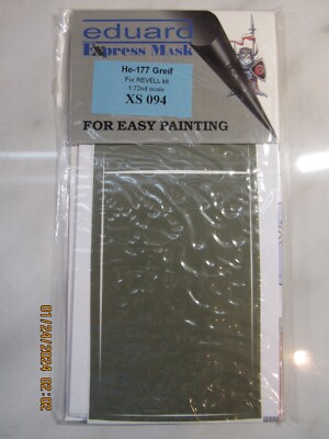 NIP Eduard XS094 Express Masking He-177 Greif For Revell Kit RC Model 1:72