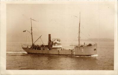 CPA AK unbekanntes Schiff Karte Foto Echtfoto SCHIFFE (704352)