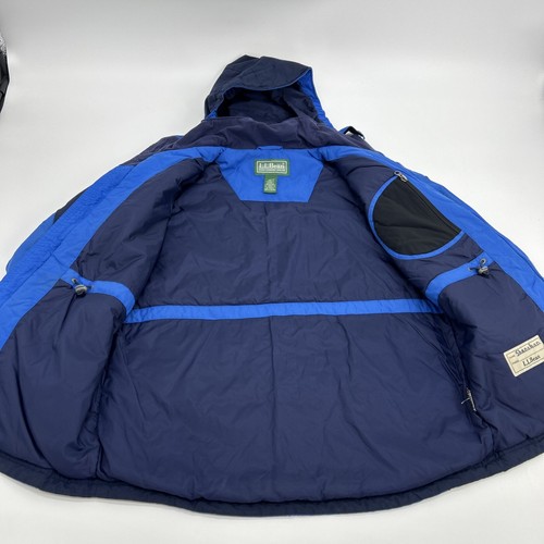L.L. Cappotto Bean bambino grande 14-16 blu Thinsulate con cappuccio e zip giacca nylon - Foto 8 di 14