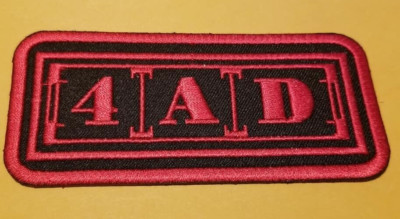Embroidered 4AD is a British record label owned by Beggars Group Patch ...