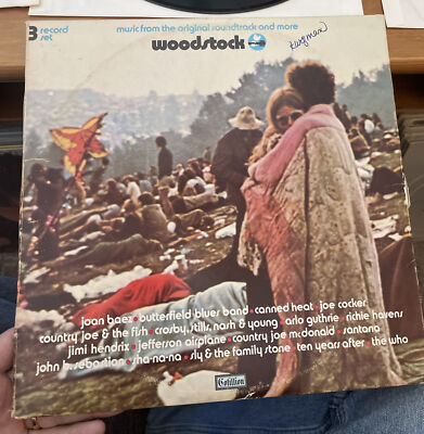 Woodstock Music From The Original Soundtrack and Movie 1970 3 LP