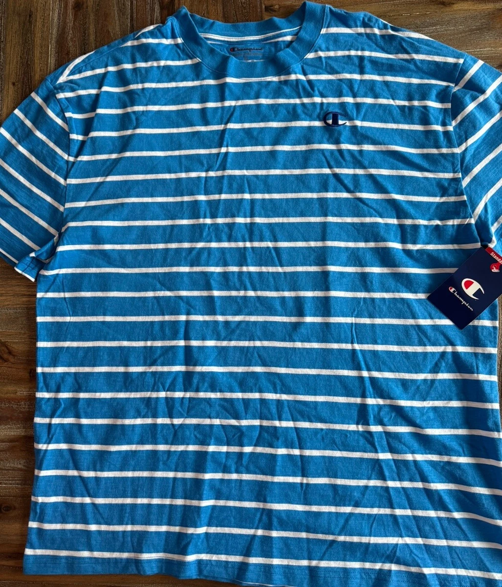 Champion Regular Size Striped T-Shirts for Men for sale | eBay