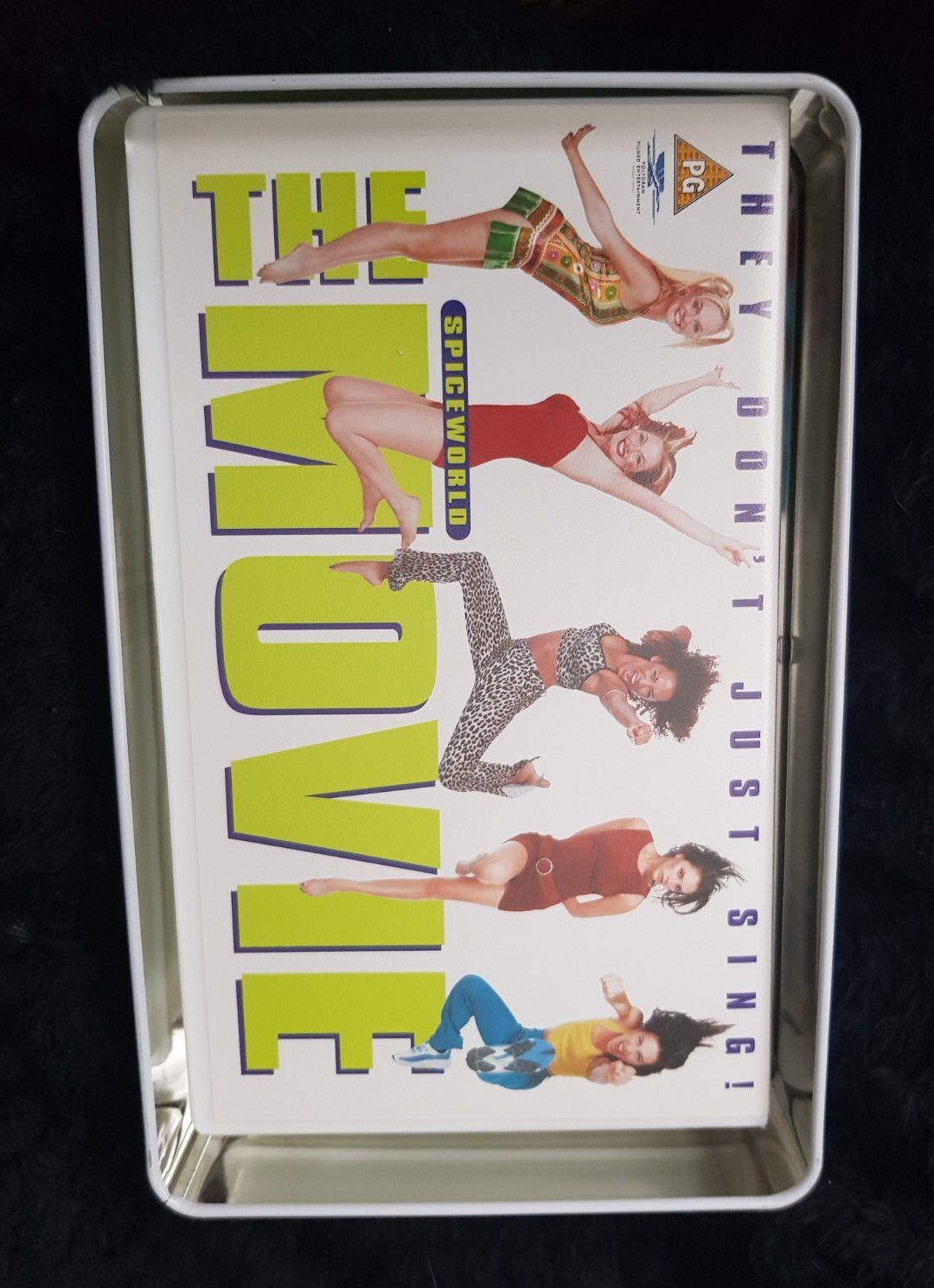 Spice Girls Spiceworld The Movie Rare Scary Spice Mel B Tin VHS Vintage