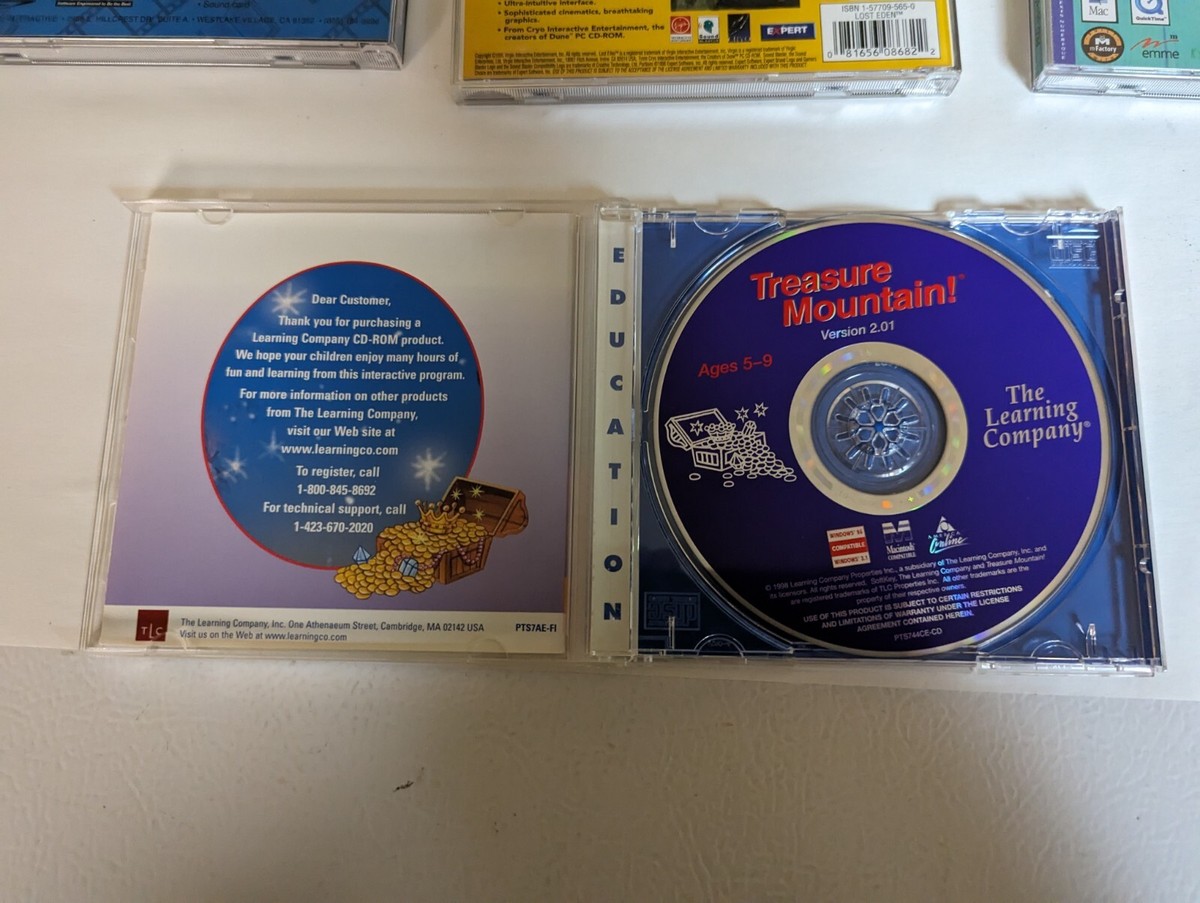 Eight (8) PC CD-ROM Games for Windows 95/98 Amazon Trail Eight (8) PC CD-ROM Games for Windows 95/98 Amazon Trail