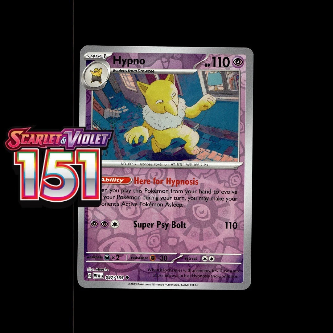 pokemon card case holder Japanese Hypno, Fossil – Exp. Share Collectible main image 1