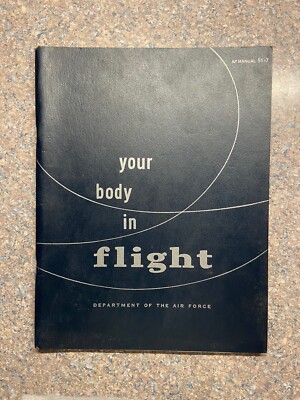 1953 Your Body In Flight Department of the Air Force Manual 51-7   