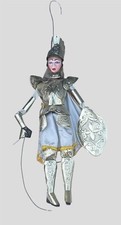 VINTAGE PUPO SICILIANO SICILIAN PUPPET MARIONETTE KNIGHT 24  