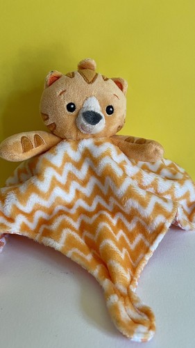 Baby Einstein Mary Meyer Babysicherheitsdecke Lovey orange Tiger Plüschtier Chevron