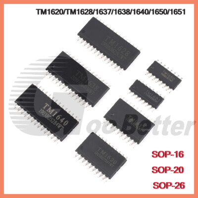Treiber-IC-Chips LED integriert TM1620/TM1628/1637/1638/1640/1650/1651 SOP-20 28