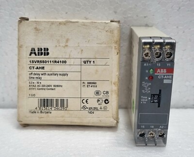 ABB CT-AHE Off Verzögerung Mit Zusatz Angebot Zeit Relais 1SVR550111R4100