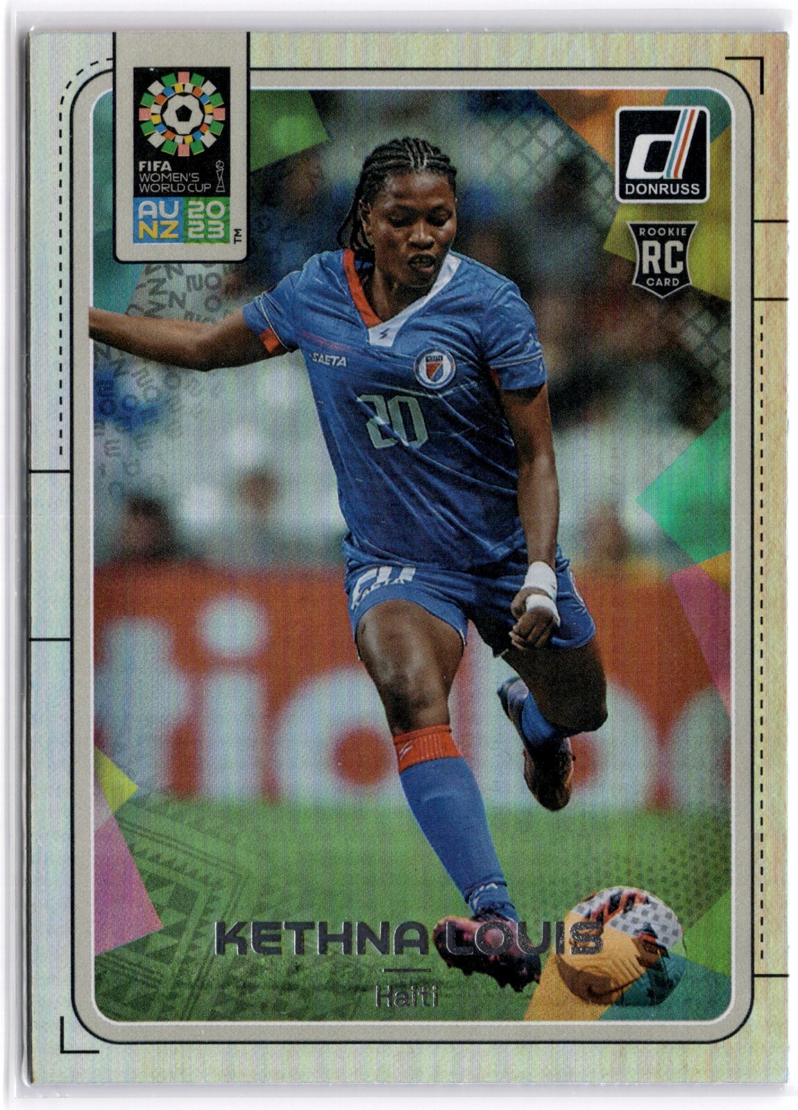 Kethna Louis 2023 Panini Donruss FIFA Women's World Cup Silver Foil #76 Haiti