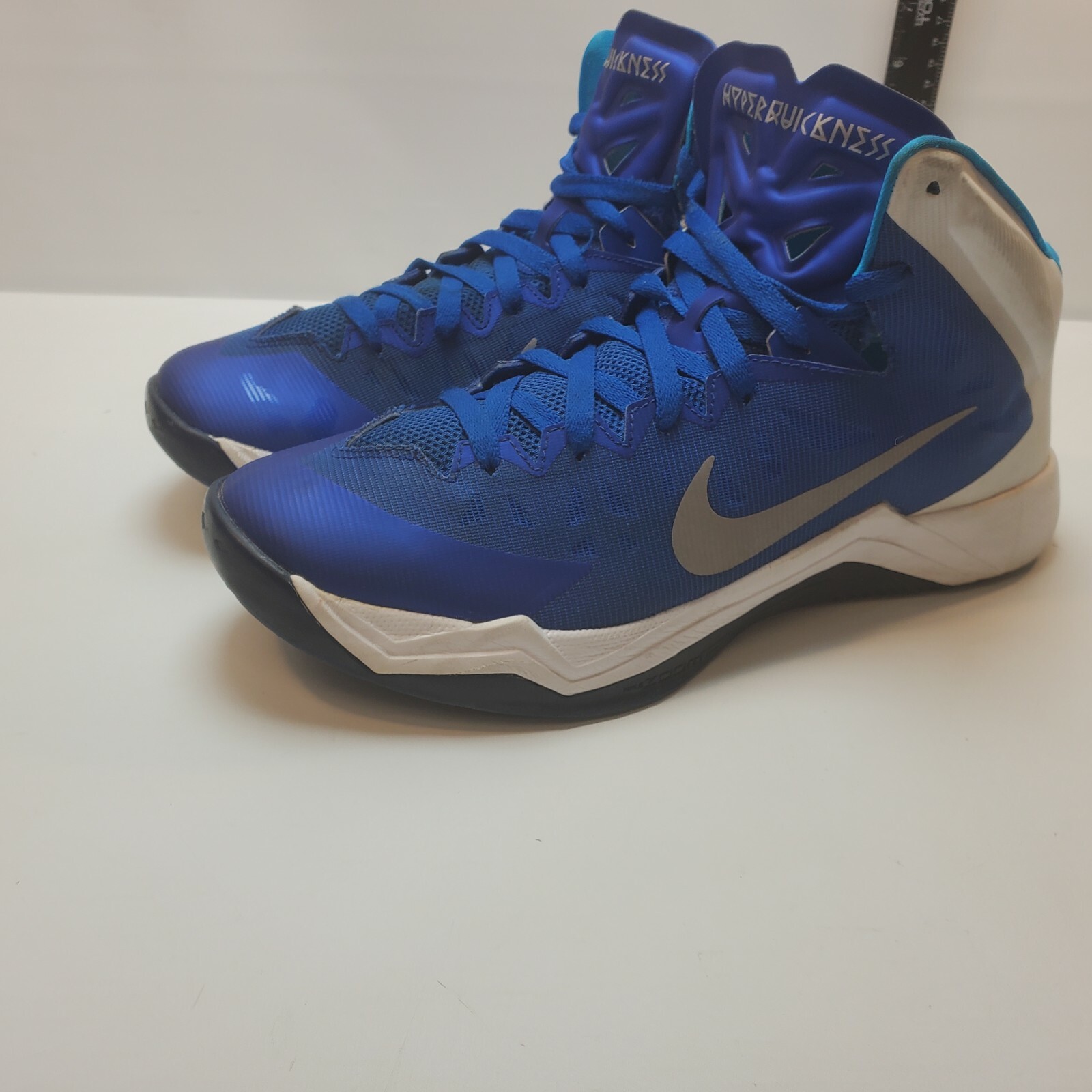 blue and white hyperdunks