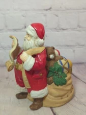 Vintage Christmas Around The World SANTA'S LIST Figurine No Music Box
