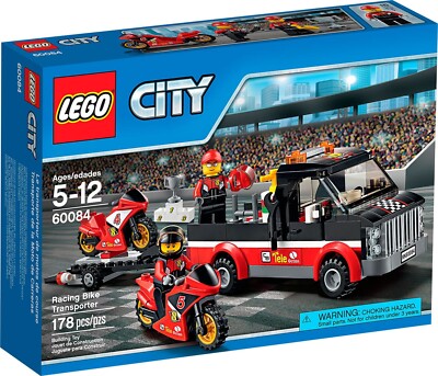 LEGO City 60084 Racing Bike Transporter motorcycle pickup truck