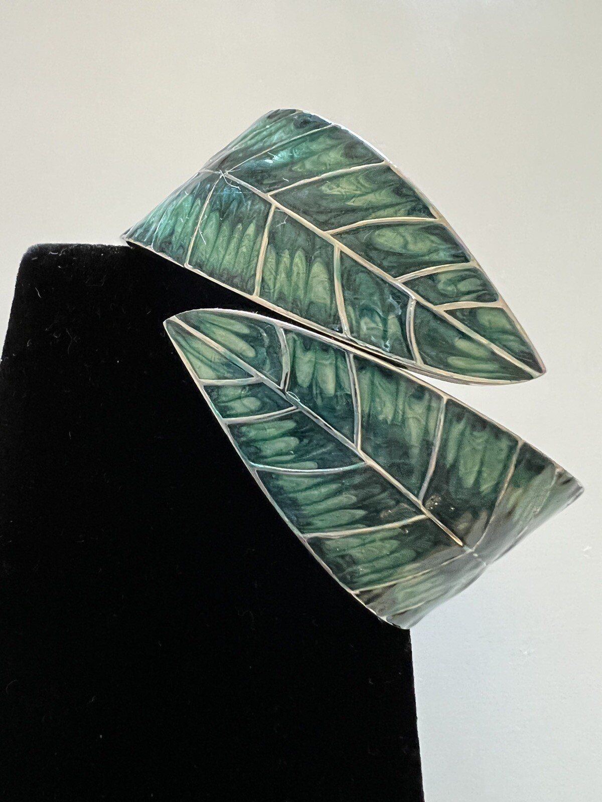 Leaf Bangle Bracelet - image 1