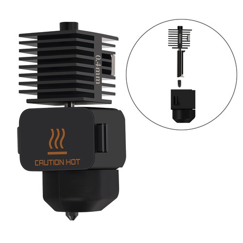 Hotend Kit for Bambu Lab A1 Mini 0.2-0.8mm Hardened Steel Nozzle 3D Printer lot - Afbeelding 4 van 21