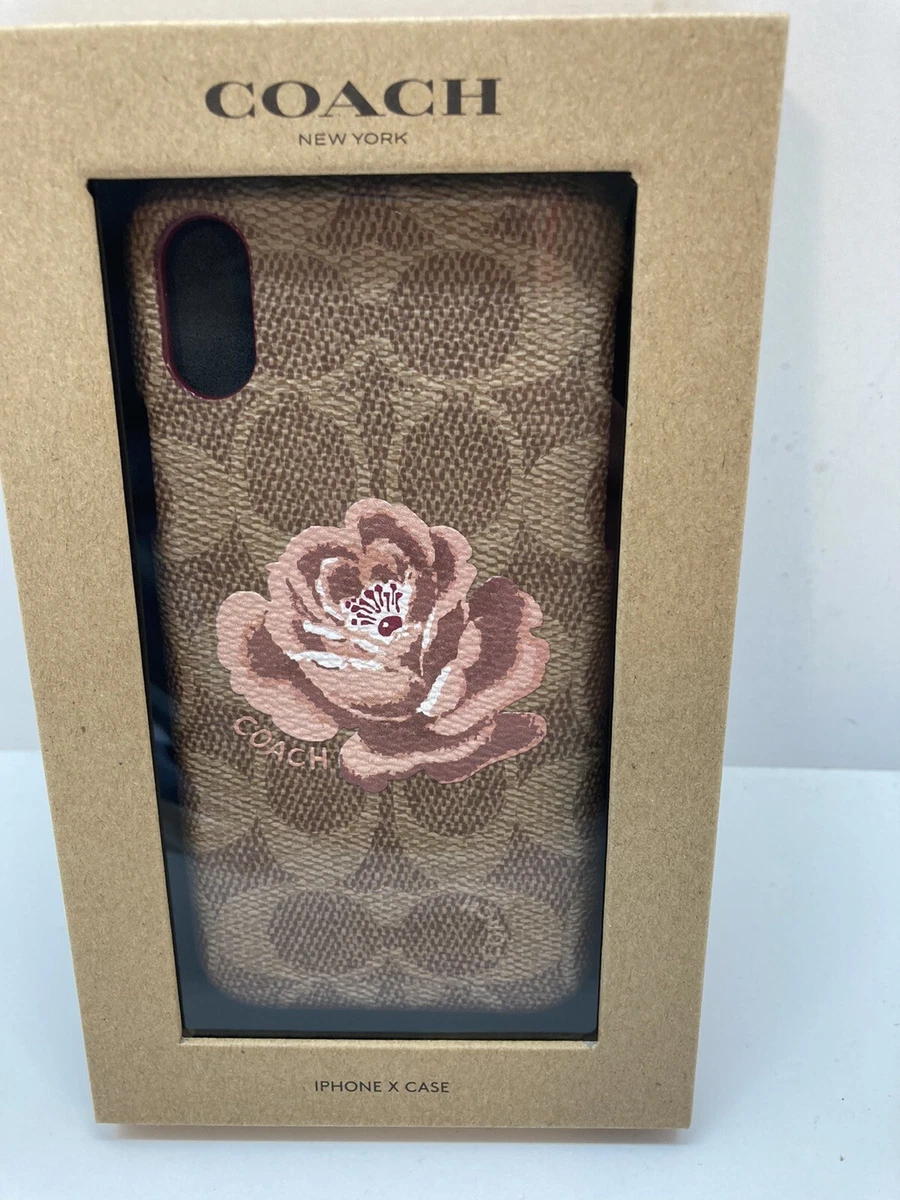 値下げ！【新品】COACH iPhone X/XS ケース　ダークピンク COACH - コーチ coach 新品 ピンク スマホケース iPhone x xsの通販 by