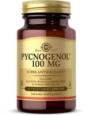 Solgar Pynogenol 100mg (30 Vegetable Capsules) BBE 11/2026