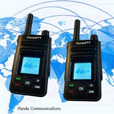 X8Plus 4G/LTE  Network Radio Package by PandaPTT  1 Pair 360 day Service incl.