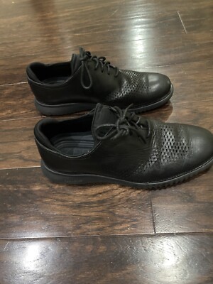 COLE HAAN Zerogrand Black Leather Dress Casual Oxford Shoes C23832 Men\'s Sz 8.5 Men main image 4